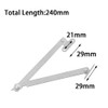 4 Pcs Furniture Cupboard Rotatable Folding Lid Support Hinges Close