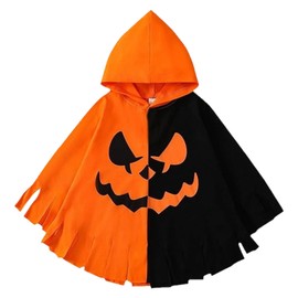 Harsever Halloween Costume, Children, Halloween Cosplay, Cloak, Pumpkin Costume, Poncho, Pumpkin Cloak, Halloween Ghost, Reaper, Pumpkin Cosplay, Kids, Ghost Cosplay, Ghost Cosplay, Ghost Cosplay