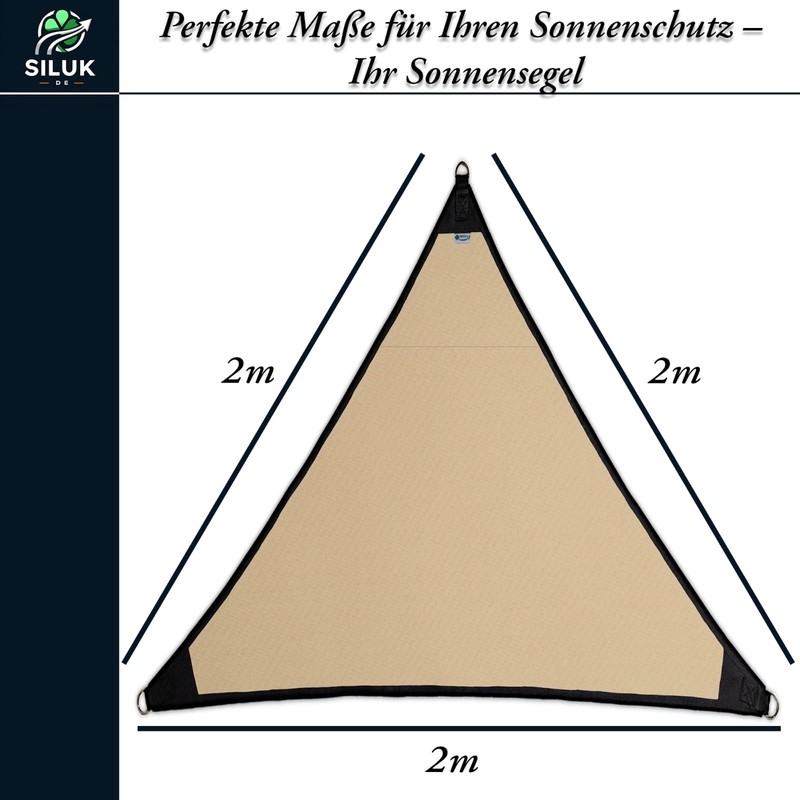 freigarten.de Awning Waterproof Sun Protection Garden with Attachments, Linen, 100%