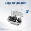 SKLSSVF 2Pcs Shower Head Shut off Valve, 304 Stainless Steel