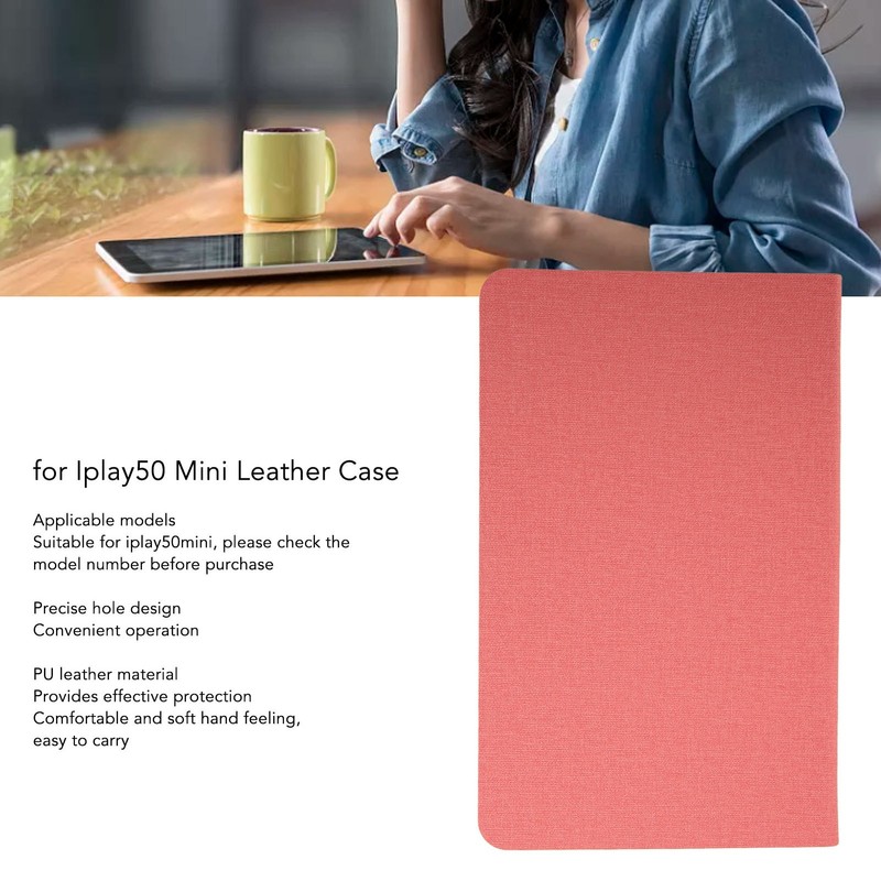 for Iplay50 Mini Leather Case Accurate Hole Position Multifunctional Portable