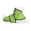 Dog Raincoat Polyester Pet Rain Cape Jacket Reflective Stripe Waterproof