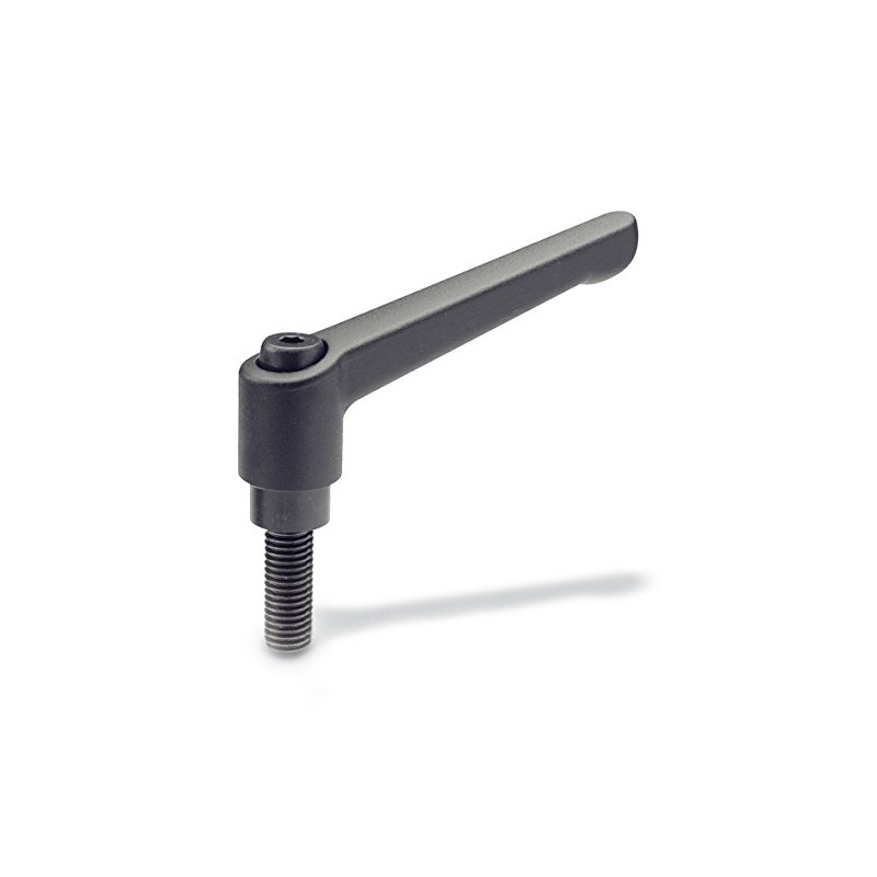 Ganter Standard Elements Adjustable Clamping Lever with Screw Thread –
