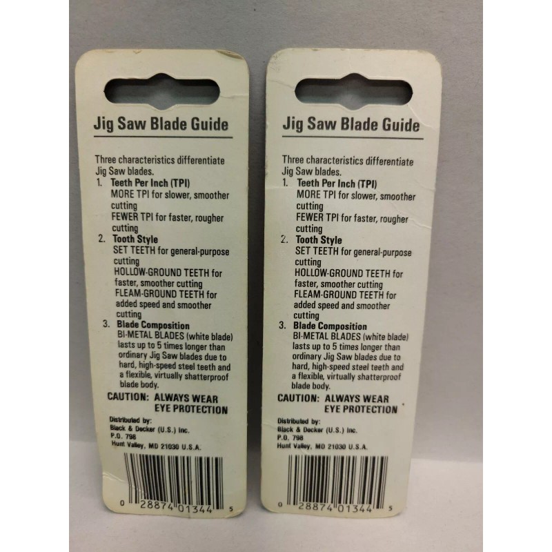 BLACK+DECKER 2 Black & Decker Flush Cut Jig Saw Blades