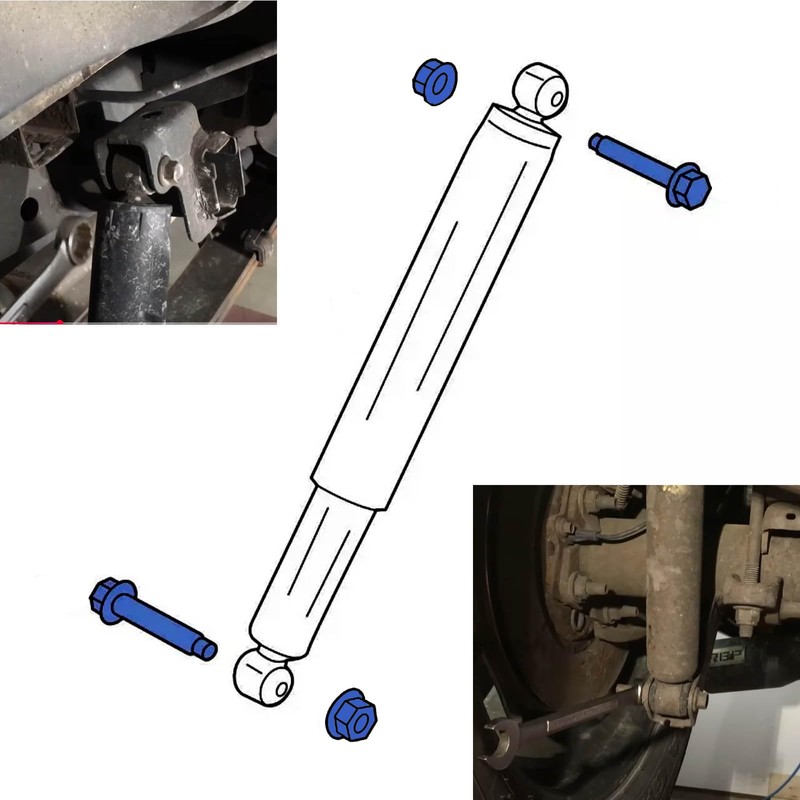 For 2009-2025 Ford F150 4x 10.9 Hardened Rear Shock Bolt