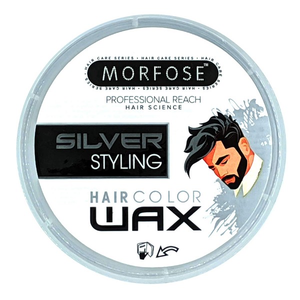 MORFOSE Hair Colour Wax, silver, 100 ml