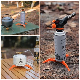 Gas Tank Bracket, Gas Canister Stand Outdoor Foldable Gas Canister Support Gas Tank Stove Stand Bracket Camping Canister Stand Gas Tank Holder folding Burner Stand for Outdoor Camping Hiking