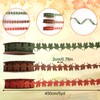 3 Rolls Maple Leaf Fall Ribbon, 15 Yards Thanksgiving Ribbons