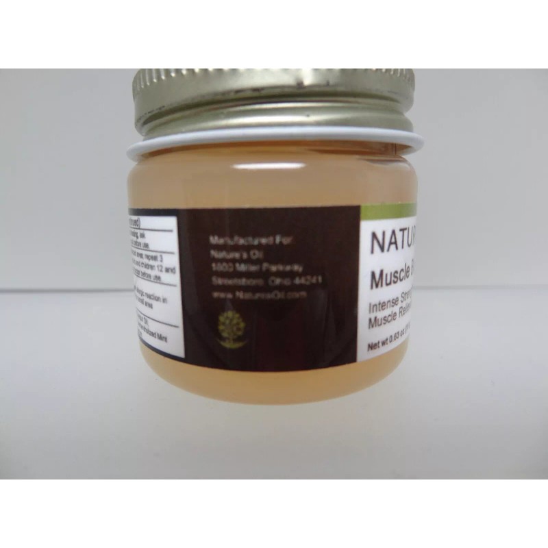 Nature's Oil Muscle Balm