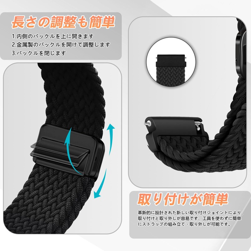 KeeFos 22 mm Bracelet Compatible with Garmin Venu 3 45