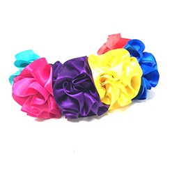 Hair Bow Ribbon and Elastic Multicolor Hair Pice Ribbon Baby day of the Dead 1 pc