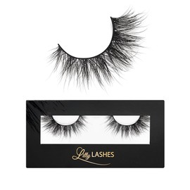 Lilly Lashes Milan 3D Mink Lashes - Mink Eyelashes, The Original Lilly Lash, Wispy Lashes Natural Look, Reusable Eyelashes up to 25x, Fluffy Eyelashes, Strip Lashes - Lash Glue not Included