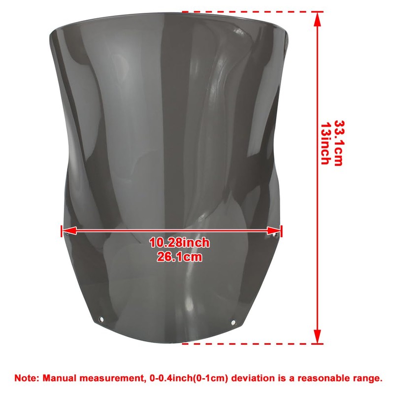 Xitomer Windshield Fit for DR650 2002-2025, DRZ400S, DRZ400SM, CRF250L 2013-2023,