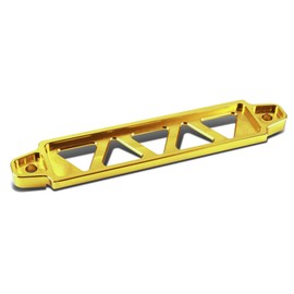 Auto Dynasty 190mm/220mm Billet Aluminum Battery Tie Down Mount Bracket (Gold)