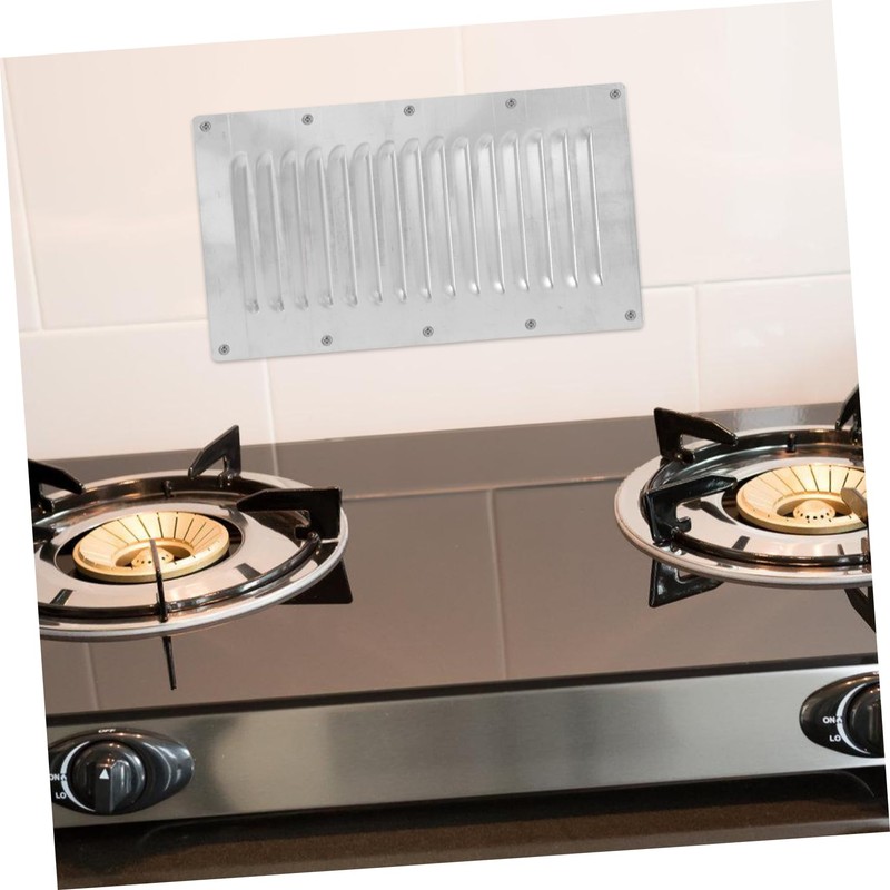 TEHAUX Stainless Steel Louvered Vent Cover for Extractor Fan Durable