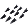10PCS Shark Fin Kit Spoiler Wing Set with Carbon Fiber