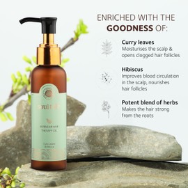 Soultree Intensive Hair Therapy Oil with Curry Leaves and Hibiscus - 120ml
