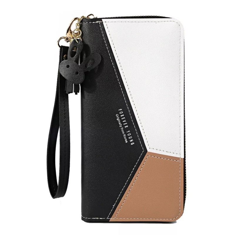 REYES Cartera Reyes De Cuero Sintetico 15 Ranuras Con Muñequera