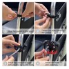 Universal Wheelchair Clamp Hook, Double-Head Mobility Walker Hanging Holder Clamp