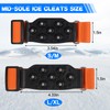 Ice Cleats Mid-Sole Snow Traction Cleats Crampons Anti Slip Snow