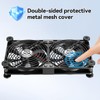 ELUTENG Dual USB Computer Fan 120mm