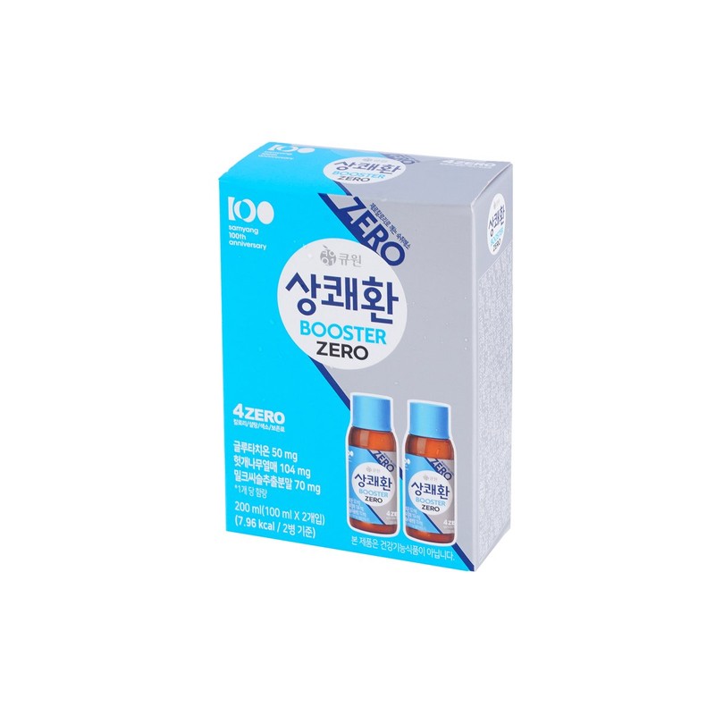 Q1 [큐원] 상쾌환 Booster 제로 100ml*2 [Qoo1] Refreshing Pill Booster
