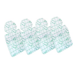 Mobestech 30pcs Invisible Heel Stickers for Moisturizing Cracked Dry Feet Foot Care Patches for Blister and Comfort