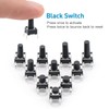QTEATAK 200 Pcs 10 Value 4 Pins 6 x 6mm