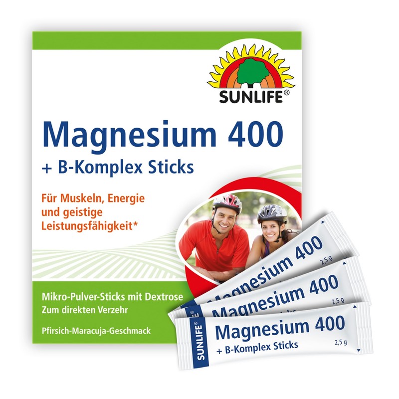 SUNLIFE Magnesium 400 mg + B-Complex Sticks I 1 x