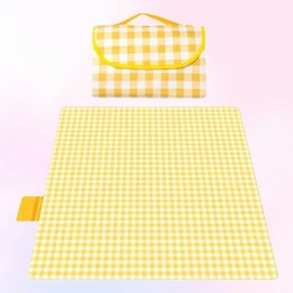 Portable Waterproof Picnic Mat for Camping (Large & Small) Picnic Mat Yellow 150x200CM 2ea