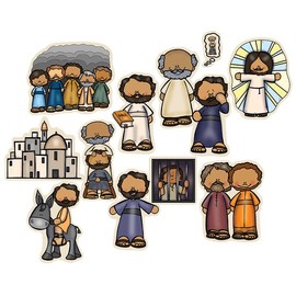 Paul Becomes Saul Felt Figures for Bible Flannel Board Stories New Testament