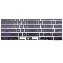 Replacement Keyboard Keycaps Keys,Full Set of US Keycaps QWERTY Fit for MacBook Pro 13/15" Model A1706 A1707 A1708 2016-2017 Year Fif for MacBook 12" Model A1534 2017 Year EMC 3099