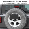 Hoolcar Spare Tire License Plate Relocation Bracket Holder Compatible with