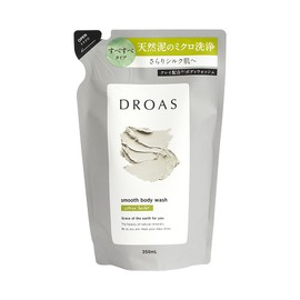 DROAS Clay Body Wash, Refill, Smooth, Doroasu, Body Soap, Natural Mud, Beauty, Odor, Trouble Skin, Smooth, Moist Sebum, Delets, Drying, Moisturizing, Sticky, Blackheads, Dullness, Mineral, Friction,