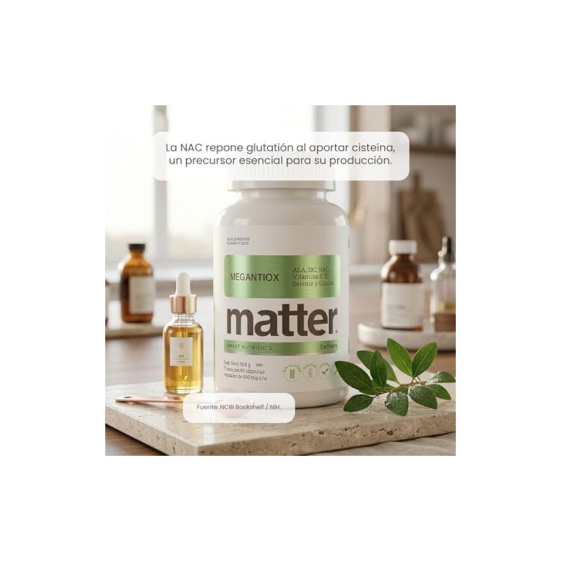 Matter MegAntiox Multivitaminico | NAC, Ácido Alfa Lipoico Bio-Enhanced, I3C,