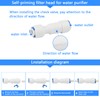 Pxyelec 5pcs 1/4inch One Way Non-Return Valve for RO Pure