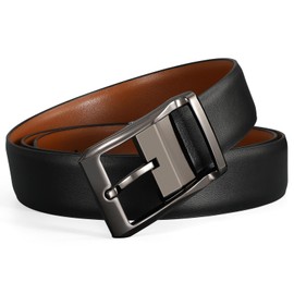 Men's Belt Leather Belt for Dress Jeans Fashion Sports Car Buckle Business Casual Golf Belt for Men