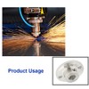 Luomorgo 7mm/0.28 inch Metal Flange Shaft Coupling Rigid Flange Coupling