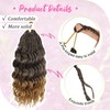 Gowit Pre Looped Deep Wave Crochet Hair 12 Inch 7