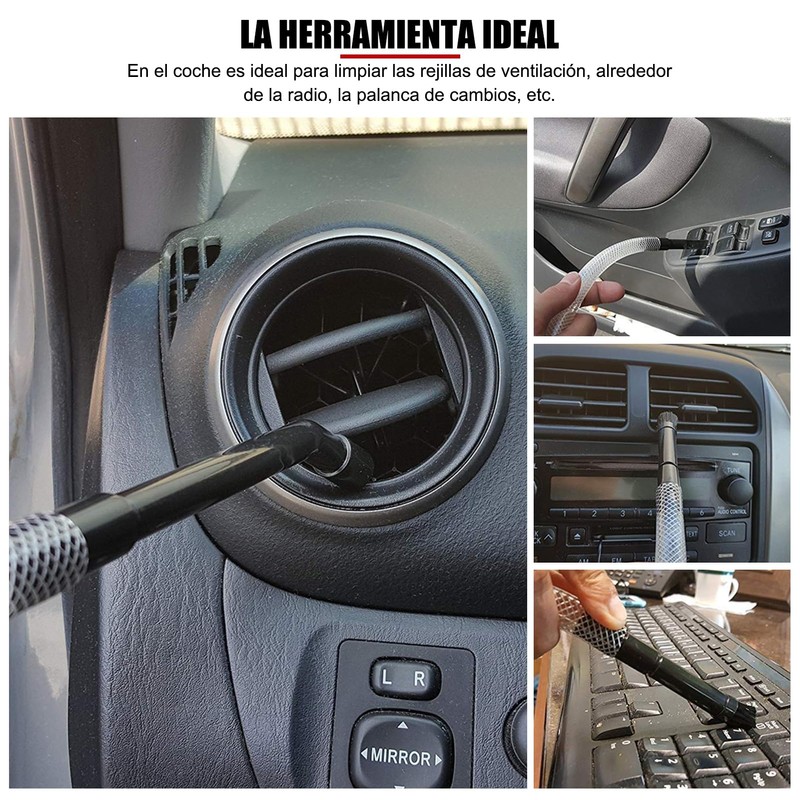 EVTSCAN Accesorios de aspiradora, 9 piezas/juego Kit de limpieza de