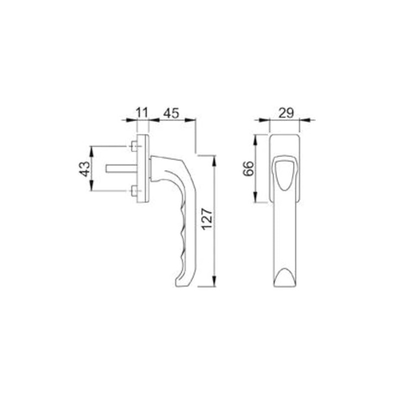 Format 4012789496031 – Fenstergriff 013/U34 °F1 na7503 7/035