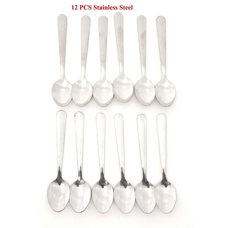 Tea Spoon, Coffee Spoon, Small Spoon, 12 Pieces, Stainless Steel