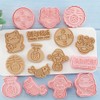 8 Pieces Cute Happy New Year Cookie Cutters For Chinese