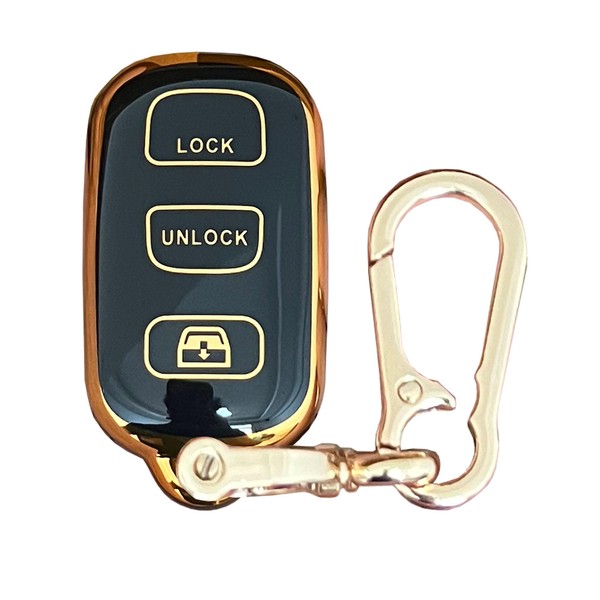 WKEDQAF Car TPU Key Shell for Toyota Key Fob Cover