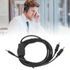 Replacement Headphone Cable 3.5mm Volume Control Sound Cable Compatible for