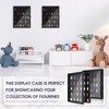 CroBlissful 2 Pack Minifigures Display Case Miniature Action Figure Display