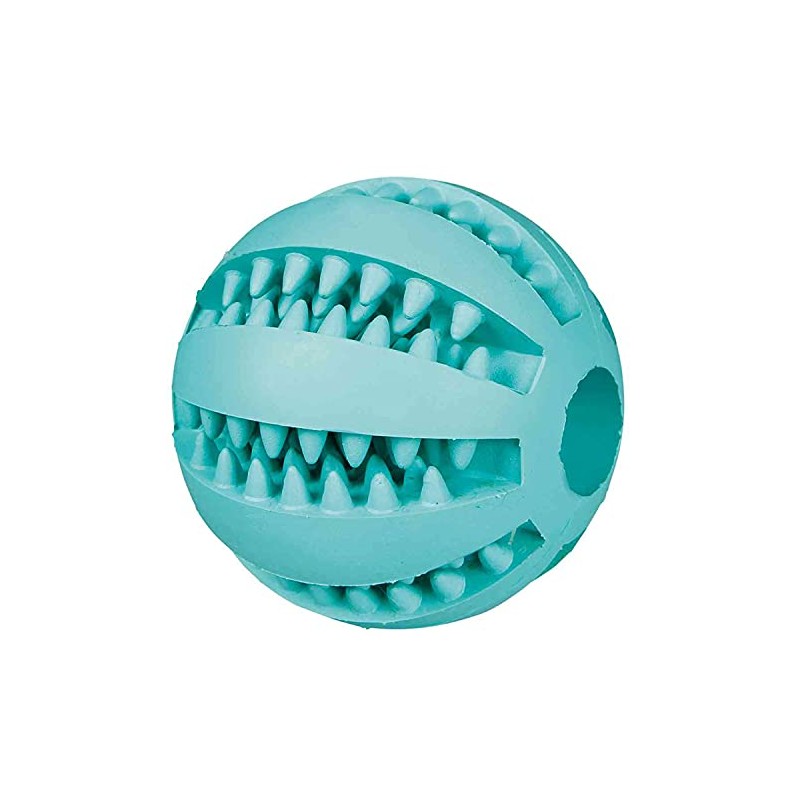 Trixie Denta Fun Natural Rubber Mint Flavour Baseball, 6 cm,