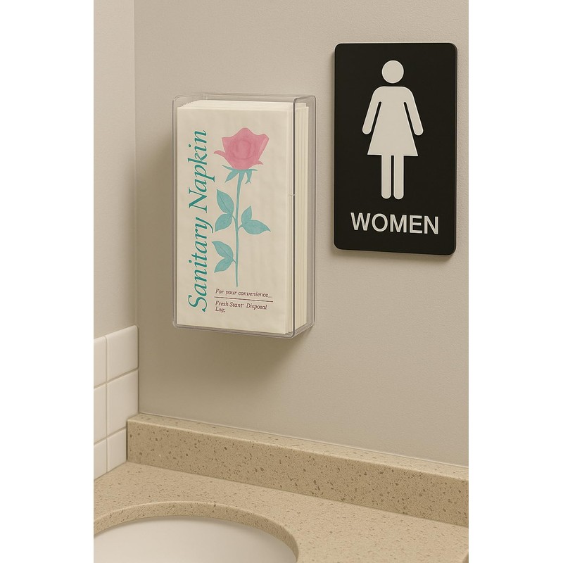 500 pcs Floral Printed Sanitary Napkin Tampon Disposal Bags