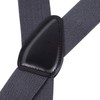 BLUEHEART Suspenders, Men's Suspenders, Adjustable, X-Shaped, Wide, 1.4 inches (35