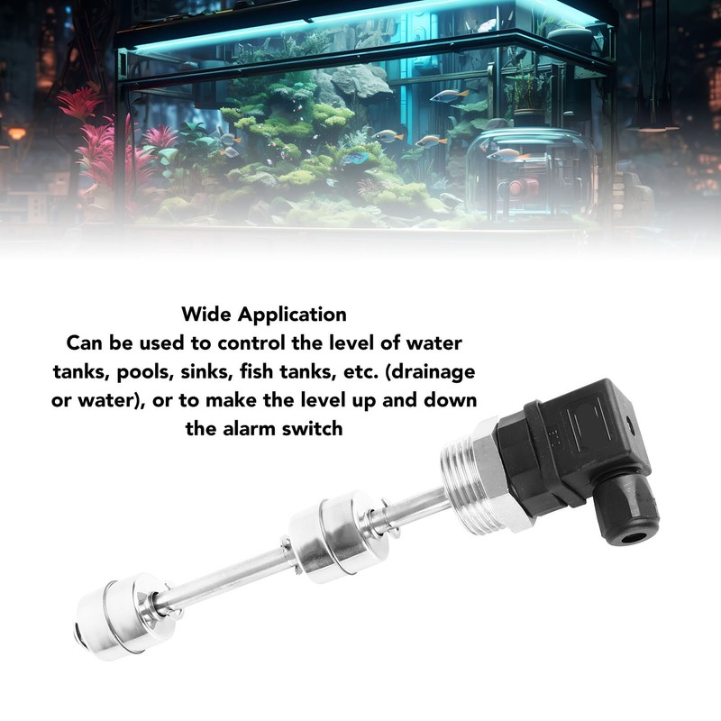 Water Level Controller Sensor Switch 150mm Double Ball Stainless Steel